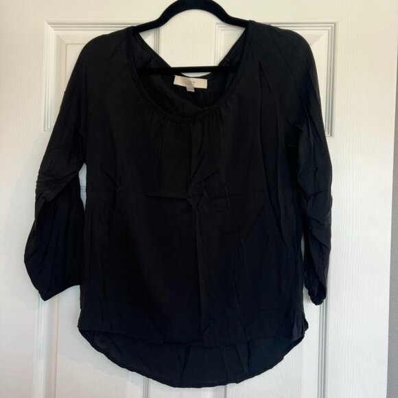 Ann Taylor LOFT Black Blouse Size XS - Picture 1 of 4